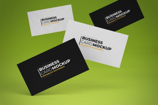 经典实用企业商务个人名片样机 Business Card Mock-Up Template缩略图 经典实用企业商务个人名片样机 Business Card Mock-Up Template