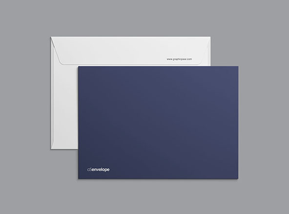 C5尺寸大小信封设计样机模板 C5 Envelope Mockup缩略图 C5尺寸大小信封设计样机模板 C5 Envelope Mockup