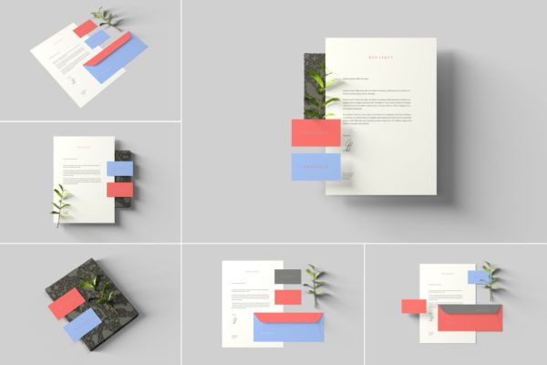创意办公用品套件品牌VI设计预览样机 Branding Stationery Mockups缩略图 创意办公用品套件品牌VI设计预览样机 Branding Stationery Mockups