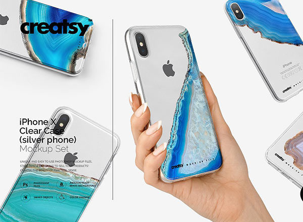 iPhone X样机展示模型mockups缩略图 iPhone X样机展示模型mockups