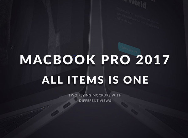 高品质的高端MacBook Pro 2017样机展示模型mockups缩略图 高品质的高端MacBook Pro 2017样机展示模型mockups