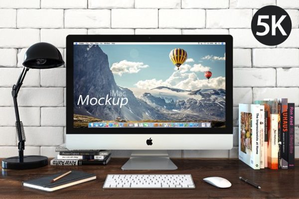 5K高清分辨率 iMac 苹果一体机样机 iMac mockup – 5k (Loft)缩略图 5K高清分辨率 iMac 苹果一体机样机 iMac mockup – 5k (Loft)
