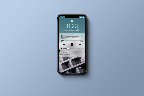 多角度的高品质iPhone X样机VI展示模型mockups缩略图 多角度的高品质iPhone X样机VI展示模型mockups