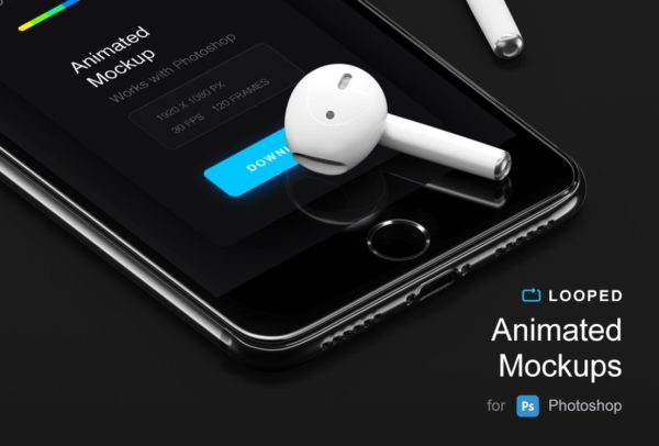 Apple设备动态样机合集 Looped | Live Mockups[4.3GB, for PS]