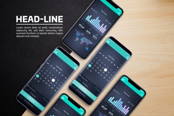 Android & iOS 客户端UI设计演示样机 Android & iOS Mockup缩略图 Android & iOS 客户端UI设计演示样机 Android & iOS Mockup