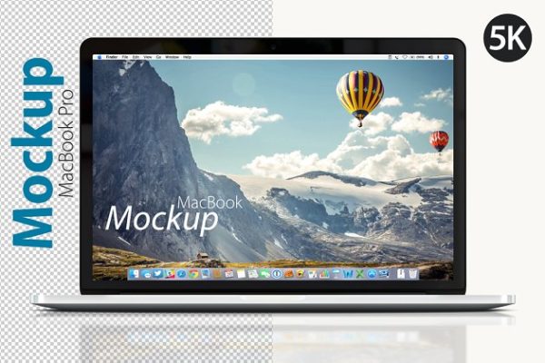 苹果笔记本实物模板(正面) MacBook Pro Mockup (Front)缩略图 苹果笔记本实物模板(正面) MacBook Pro Mockup (Front)