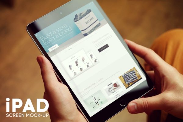 iPad平板电脑屏幕设备样机v4 iPad Screen Mockup v4缩略图 iPad平板电脑屏幕设备样机v4 iPad Screen Mockup v4