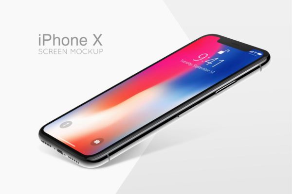 iPhoneX苹果智能手机UI界面设计样机 iPhone X Mockup缩略图 iPhoneX苹果智能手机UI界面设计样机 iPhone X Mockup