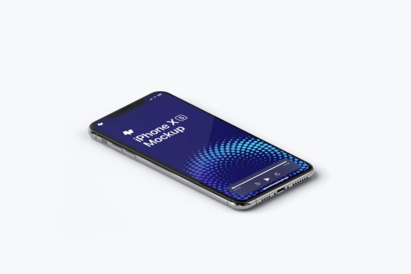 iPhone XS Max智能手机等距左视图样机 iPhone XS Max Mockup, Isometric Left View缩略图 iPhone XS Max智能手机等距左视图样机 iPhone XS Max Mockup, Isometric Left View