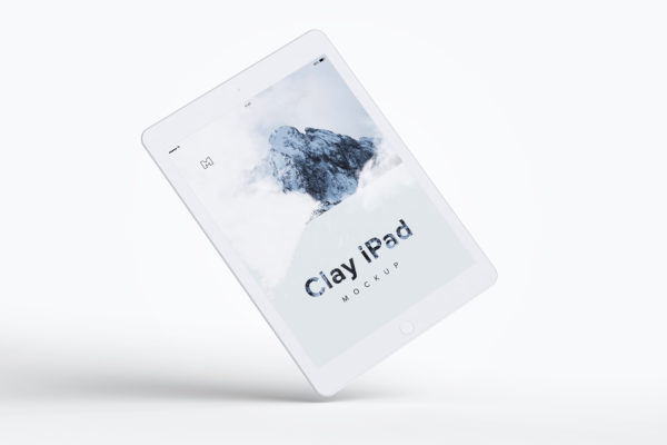 iPad平板电脑UI界面设计黏土样机06 Clay iPad 9.7 Mockup 06缩略图 iPad平板电脑UI界面设计黏土样机06 Clay iPad 9.7 Mockup 06