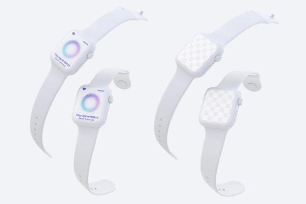 Apple Watch 4智能手表屏幕界面设计图样机04 Clay Apple Watch Series 4 (44mm) Mockup 04缩略图 Apple Watch 4智能手表屏幕界面设计图样机04 Clay Apple Watch Series 4 (44mm) Mockup 04