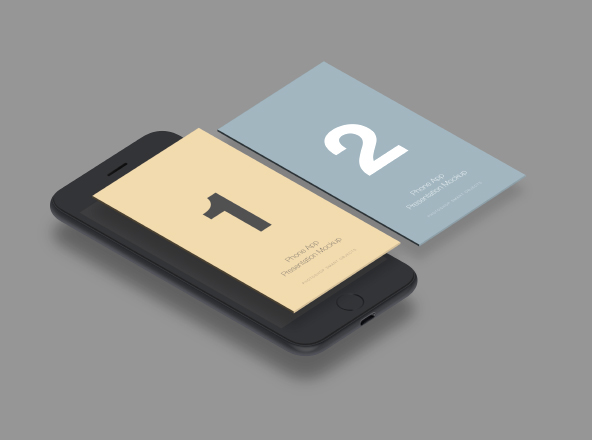 移动应用程序UI设计效果图样机 Mobile App Mockup