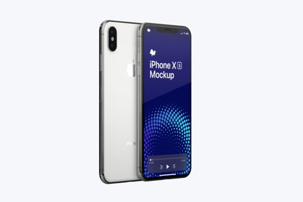 iPhone XS Max智能手机双立面视角样机模板 iPhone XS Max Mockup缩略图 iPhone XS Max智能手机双立面视角样机模板 iPhone XS Max Mockup