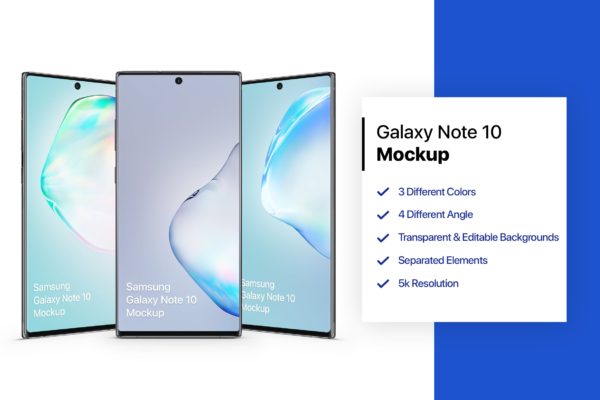 三星Galaxy Note 10手机样机模板 Samsung Galaxy Note 10 Mockup 1.0缩略图 三星Galaxy Note 10手机样机模板 Samsung Galaxy Note 10 Mockup 1.0