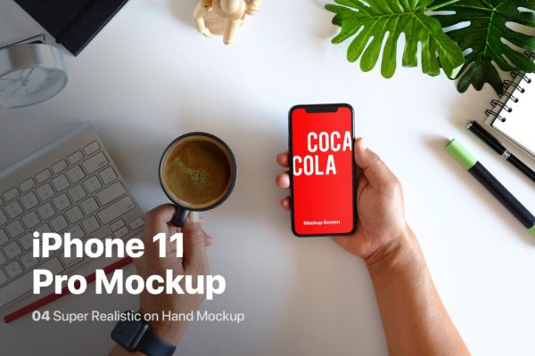 办公场景手持iPhone 11 Pro手机屏幕预览样机 iPhone 11 Pro On Hand Mockup缩略图 办公场景手持iPhone 11 Pro手机屏幕预览样机 iPhone 11 Pro On Hand Mockup