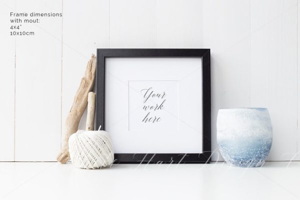 正方形相框样机 Square frame mock up – WM8269 – Psd缩略图 正方形相框样机 Square frame mock up – WM8269 – Psd
