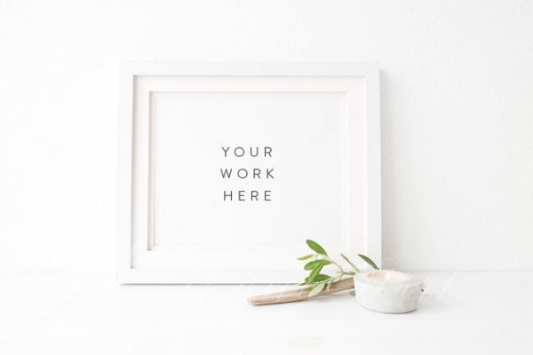 艺术画相框样机 8×10" Art frame mock up – botanical缩略图 艺术画相框样机 8×10" Art frame mock up – botanical