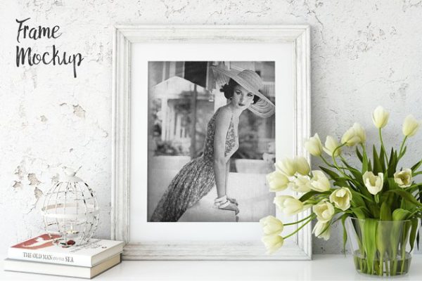 复古实木相框画框样机 Vintage Interior Frame Mockup – 02缩略图 复古实木相框画框样机 Vintage Interior Frame Mockup – 02