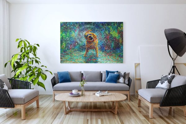 室内超大尺寸油画画框样机模板 10 x Interior Backgrounds 02