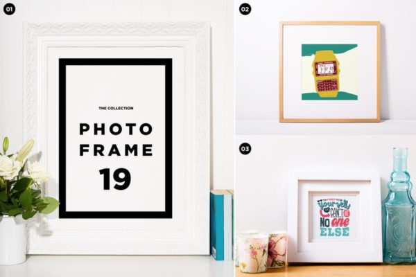 艺术作品画框相框样机合集 Photo frame mockup collection缩略图 艺术作品画框相框样机合集 Photo frame mockup collection