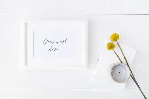 春季系列相框样机模板 Frame mock up – styled stock photo缩略图 春季系列相框样机模板 Frame mock up – styled stock photo