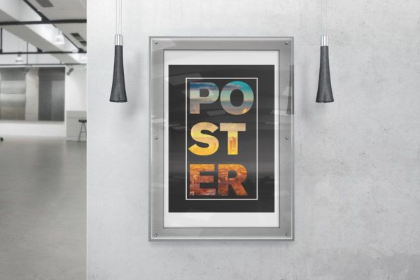 3D展厅橱窗广告海报样机 Poster Mockups缩略图 3D展厅橱窗广告海报样机 Poster Mockups