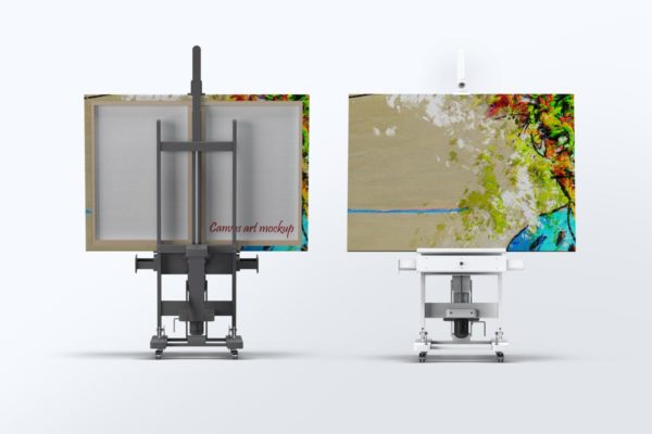 油画艺术创作样机模板 Canvas Art on Easel Mock-Up缩略图 油画艺术创作样机模板 Canvas Art on Easel Mock-Up