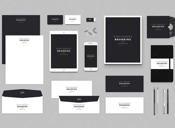免费文具品牌样机 Free Stationery Branding Mockup Pack