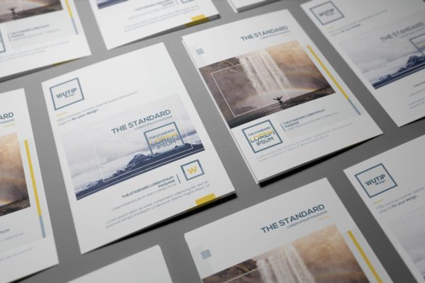 双折页A5宣传册/传单样机模板 Bi-Fold A5 Brochure/ Leaflet Mockups缩略图 双折页A5宣传册/传单样机模板 Bi-Fold A5 Brochure/ Leaflet Mockups