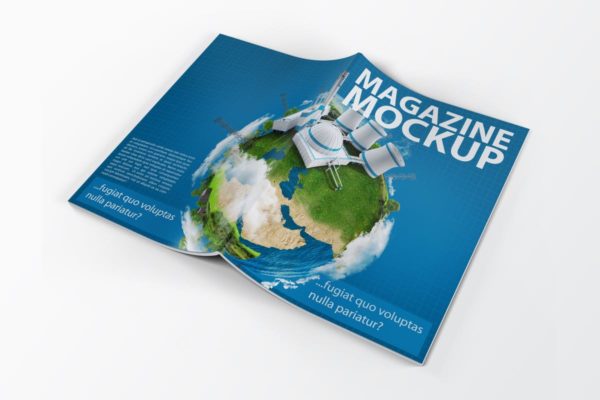 时尚A4杂志宣传册印刷品样机 A4 Magazine Catalog Mock-Up缩略图 时尚A4杂志宣传册印刷品样机 A4 Magazine Catalog Mock-Up