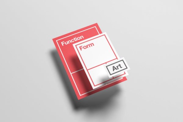 高品质浮动信纸/企业名片样机 Floating Stationery Mock-Up缩略图 高品质浮动信纸/企业名片样机 Floating Stationery Mock-Up