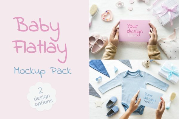婴儿沐浴场景便签贺卡样机模板 Baby Shower Mockup缩略图 婴儿沐浴场景便签贺卡样机模板 Baby Shower Mockup