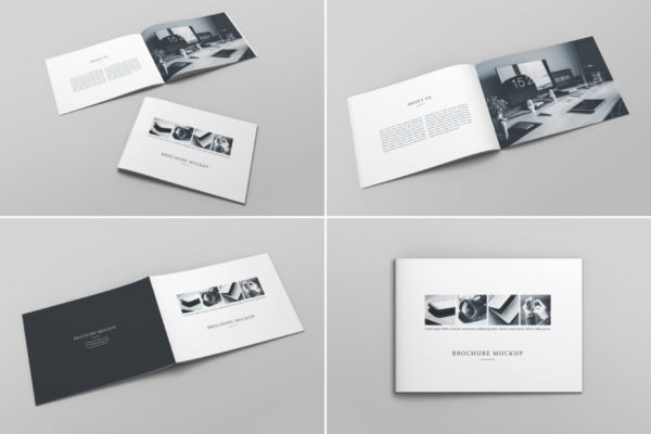 A4多用途产品目录产品手册样机模板Vol.2 Brochure Catalog Mockup Vol. 2