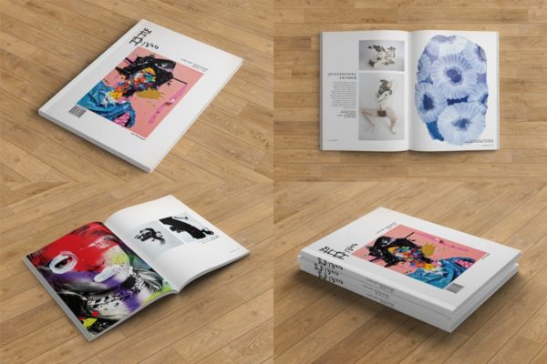 多视角杂志画册样机 Print and Screen Magazine Mockups缩略图 多视角杂志画册样机 Print and Screen Magazine Mockups