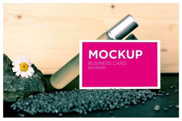 高品质美容行业企业名片样机V2 Beauty Business Card Mockup缩略图 高品质美容行业企业名片样机V2 Beauty Business Card Mockup