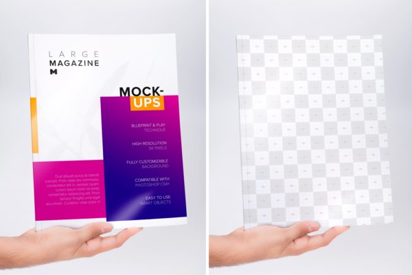 大型杂志封面设计效果图样机01 Large Magazine Cover Mockup 01缩略图 大型杂志封面设计效果图样机01 Large Magazine Cover Mockup 01