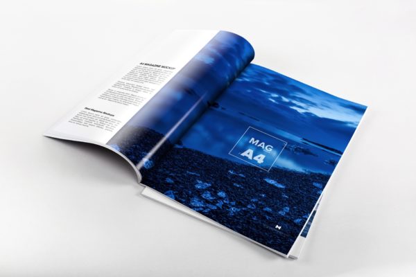 A4尺寸大小高端杂志内页排版设计效果图样机 A4 Magazine Spread Mockup缩略图 A4尺寸大小高端杂志内页排版设计效果图样机 A4 Magazine Spread Mockup