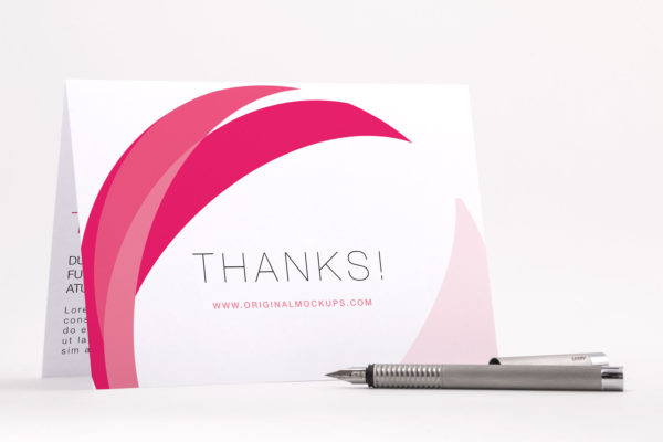折页感恩卡感谢卡设计PSD样机模板04 Bifold Thank You Card PSD Mockup 04缩略图 折页感恩卡感谢卡设计PSD样机模板04 Bifold Thank You Card PSD Mockup 04