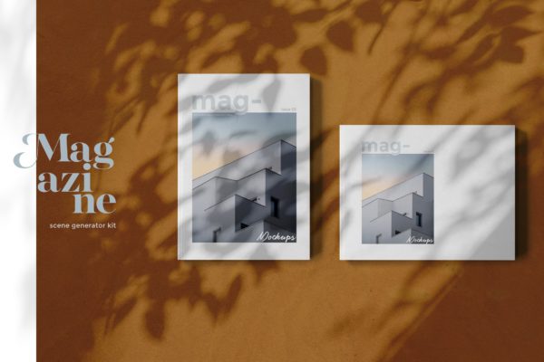杂志封面设计效果图样机套装v1 Magazine Mockups Kit vol01缩略图 杂志封面设计效果图样机套装v1 Magazine Mockups Kit vol01