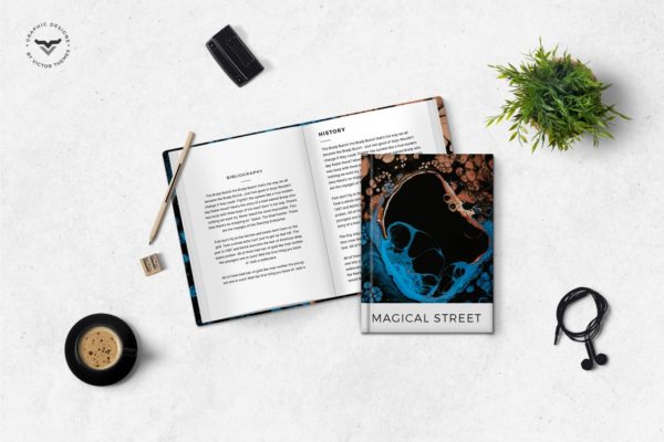 图书封面设计效果图样机模板 Book Cover Mockups