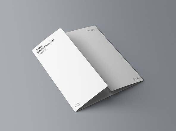 双门折叠宣传册设计效果图样机模板 Double Gatefold Brochure Mockup缩略图 双门折叠宣传册设计效果图样机模板 Double Gatefold Brochure Mockup