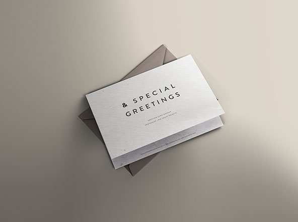 简约风贺卡设计图样机模板 Greeting Card Mockup缩略图 简约风贺卡设计图样机模板 Greeting Card Mockup
