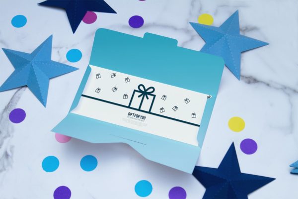 礼品卡设计图预览样机模板 Giftcard Mockup
