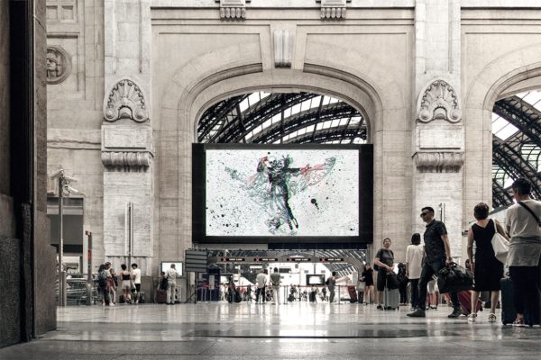 火车站/高铁站候车大厅巨幅海报设计图样机模板 Train Station Poster Mock-up缩略图 火车站/高铁站候车大厅巨幅海报设计图样机模板 Train Station Poster Mock-up