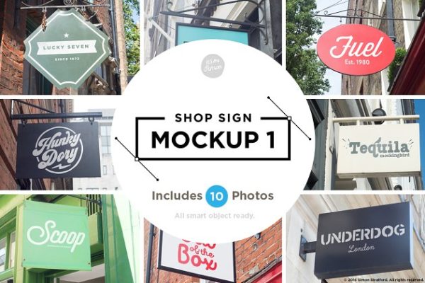 超有范的店招样机合集第一波 Shop sign mockup 1缩略图 超有范的店招样机合集第一波 Shop sign mockup 1