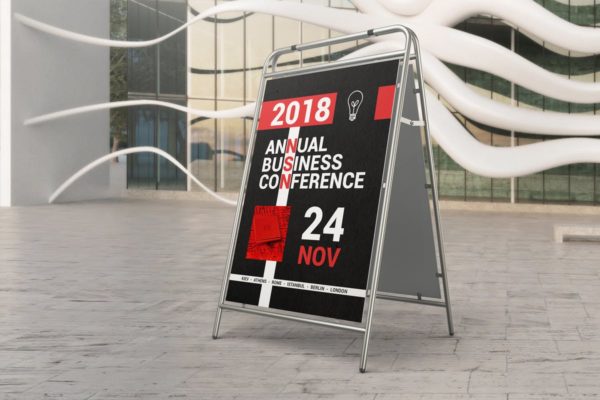 户外广告牌广告展架样机02 Advertising Stand Mockups 02缩略图 户外广告牌广告展架样机02 Advertising Stand Mockups 02