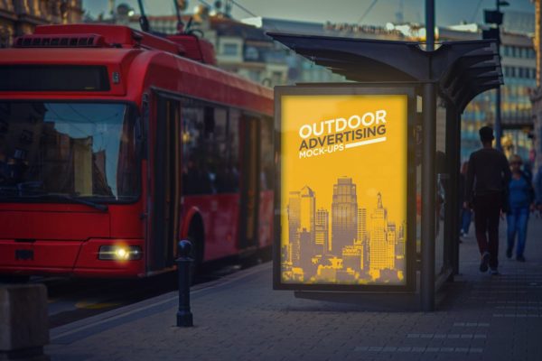 城市户外广告牌/海报样机Vol.1 Outdoor Advertising Mock-Up Vol.1