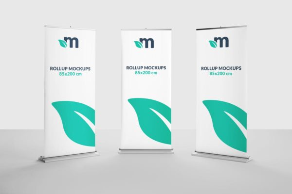 易拉宝展架广告海报banner样机 Roll Up Banner Mockups缩略图 易拉宝展架广告海报banner样机 Roll Up Banner Mockups