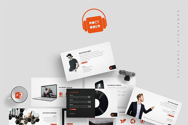 时尚高端多用途的powerpoint幻灯片演示模版（pptx）