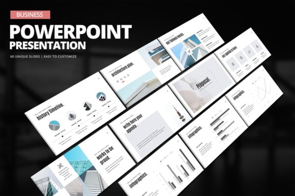 企业项目规划说明PPT幻灯片模板 Business Powerpoint Presentation